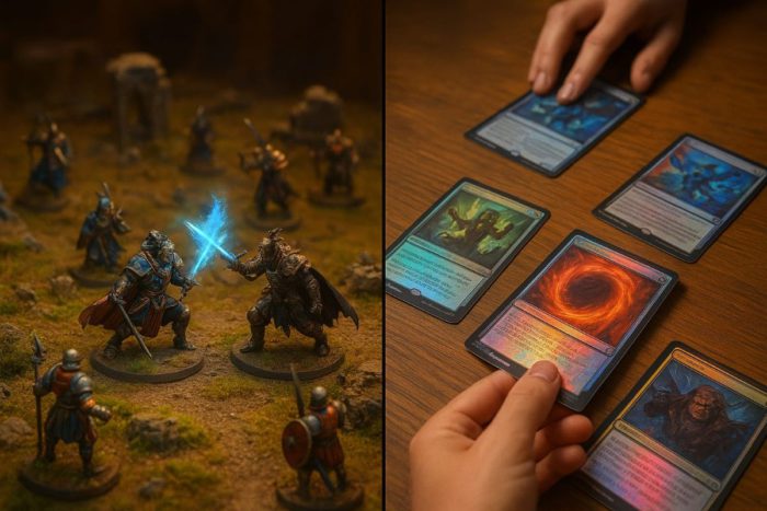 Cards vs. Miniatures: Pick Your Weapon